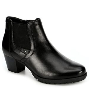 Medicus Womens 'Luna' Leather Heeled Ankle Boots